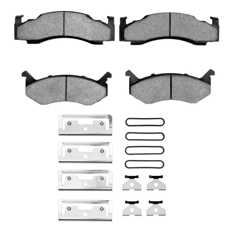R1 1973-1997 Chrysler New Yorker Front R1 Semi Met Pads & Hardware Kit 1