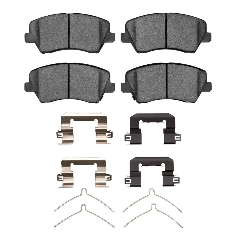 R1 16-21 Hyundai Veloster Front Ceramic Brake Pads & Hardware Kit 1