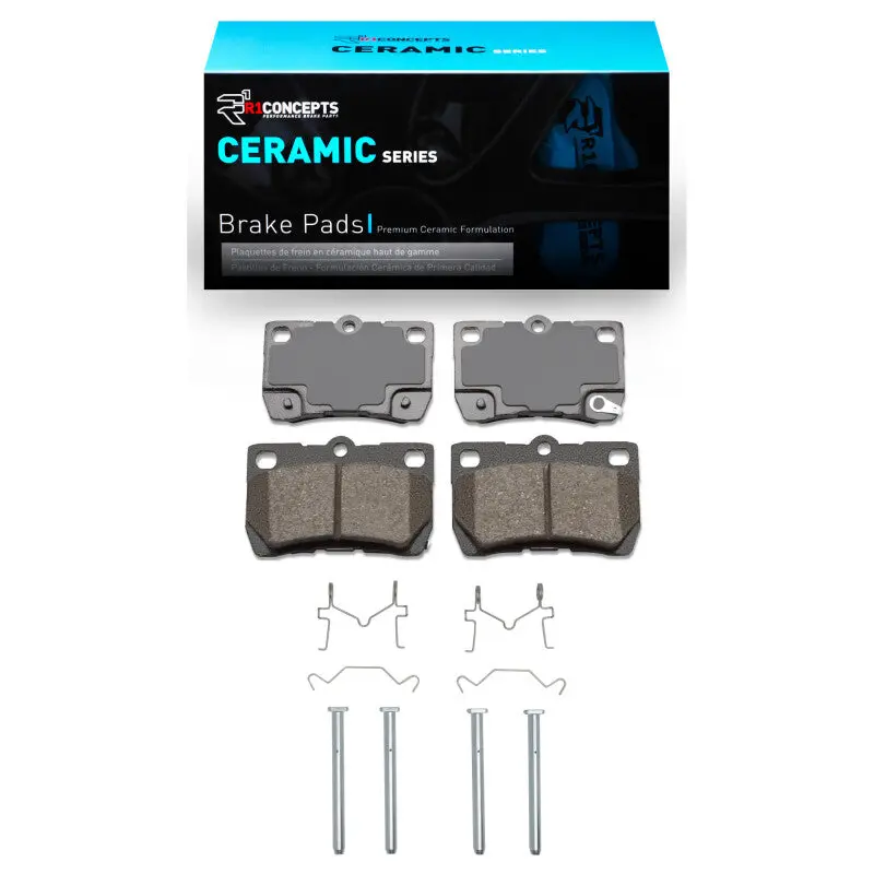 R1 06-13 Lexus Gs350 Rear Ceramic Pads & Hardware Kit 1