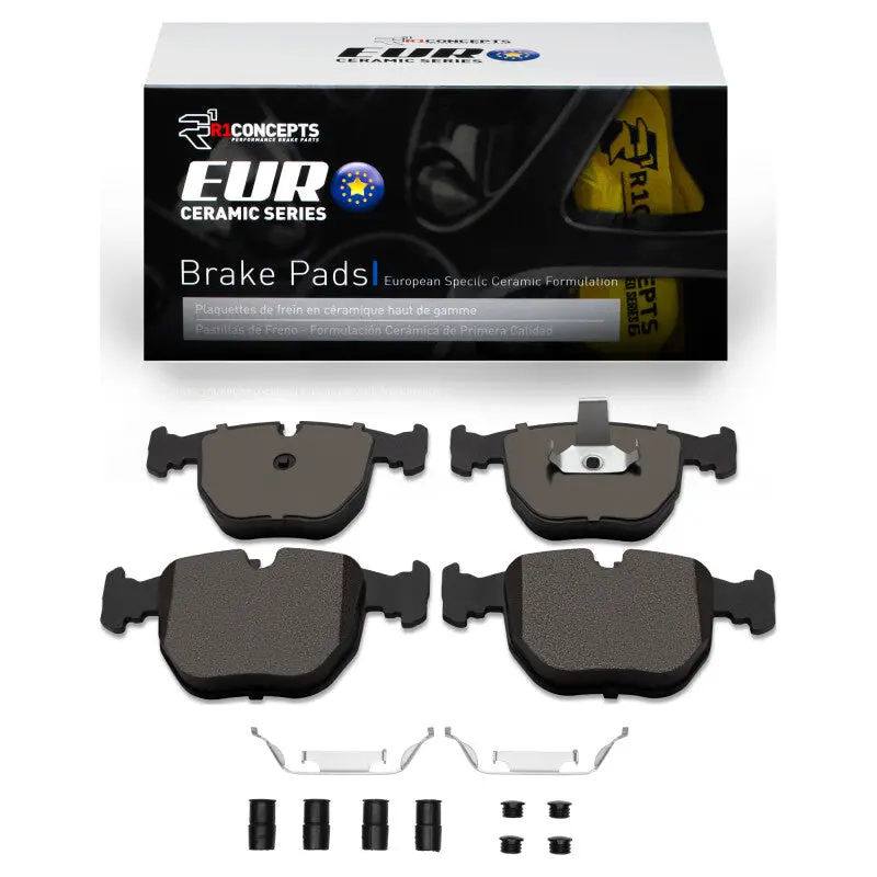 R1 95-06 Bmw 740I Front Euro Ceramic Pads & Hardware Kit 1