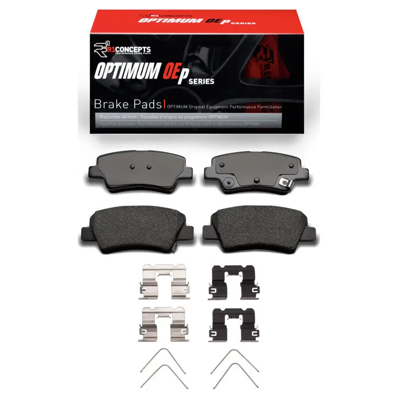 R1 18-20 Hyundai Elantra Gt Rear Optimum Oe Pads & Hardware Kit 1