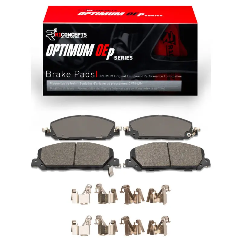 R1 20-25 Ford Explorer Front Optimum Oe Brake Pads & Hardware Kit 1
