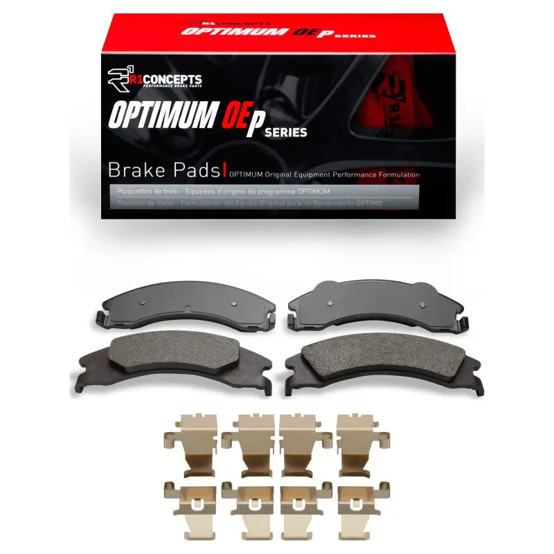 R1 08-25 Ford E-350 Super Duty Rear Optimum Oe Pads & Hardware Kit 1