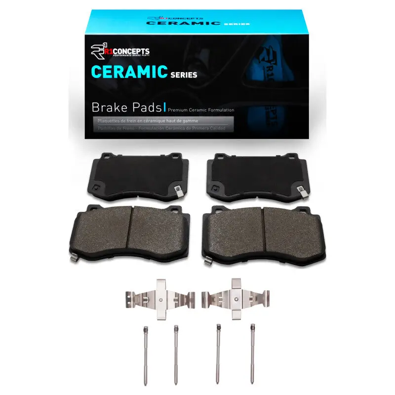 R1 2005-2023 Chrysler 300 Front R1 Ceramic Pads & Hardware Kit 1