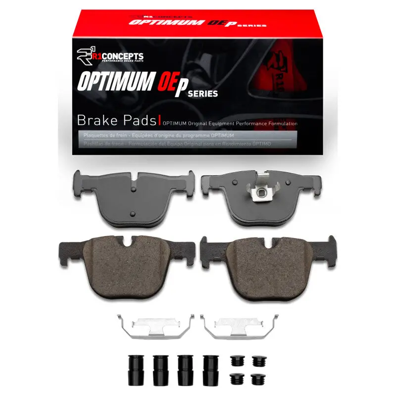 R1 2012-2020 Bmw 428I Xdrive Coupe & Convertible Rear R1 Optimum Oe Pads & Hardware Kit 1