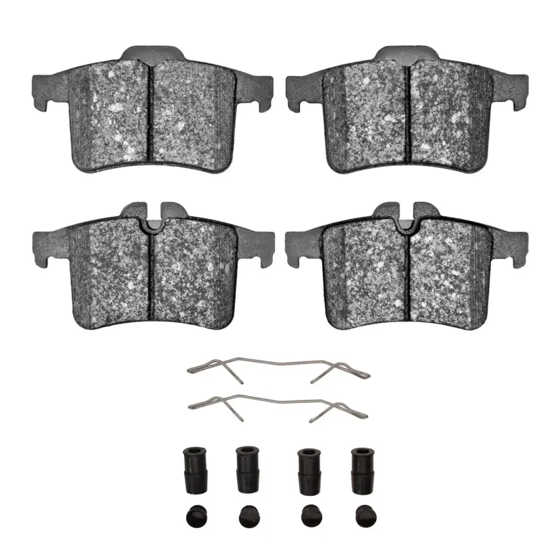 R1 13-15 Jaguar Xkr Rear Semi Met Pads & Hardware Kit 1