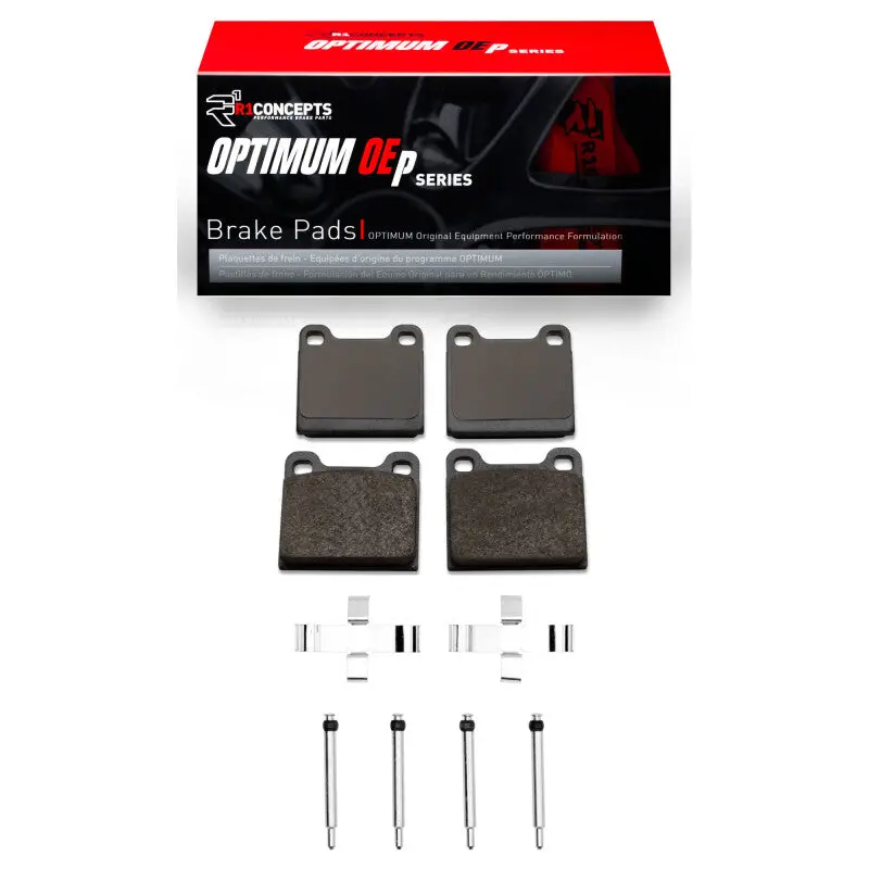 R1 1961-1991 Mercedes-Benz 240D Front/Rear R1 Optimum Oe Pads & Hardware Kit 1