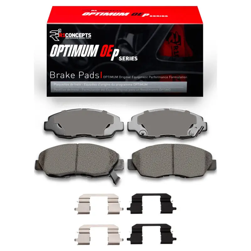 R1 98-02 Honda Accord Coupe Front Optimum Oe Pads & Hardware Kit 1
