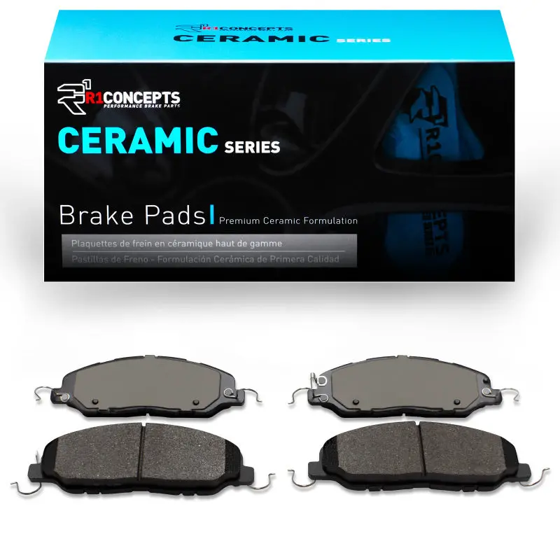 R1 05-14 Ford Mustang Front R1 Ceramic Brake Pads 1