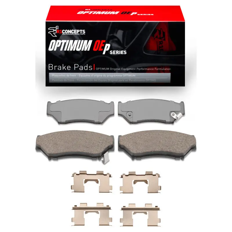 R1 98-04 Chevrolet Tracker Front Optimum Oe Brake Pads & Hardware Kit 1