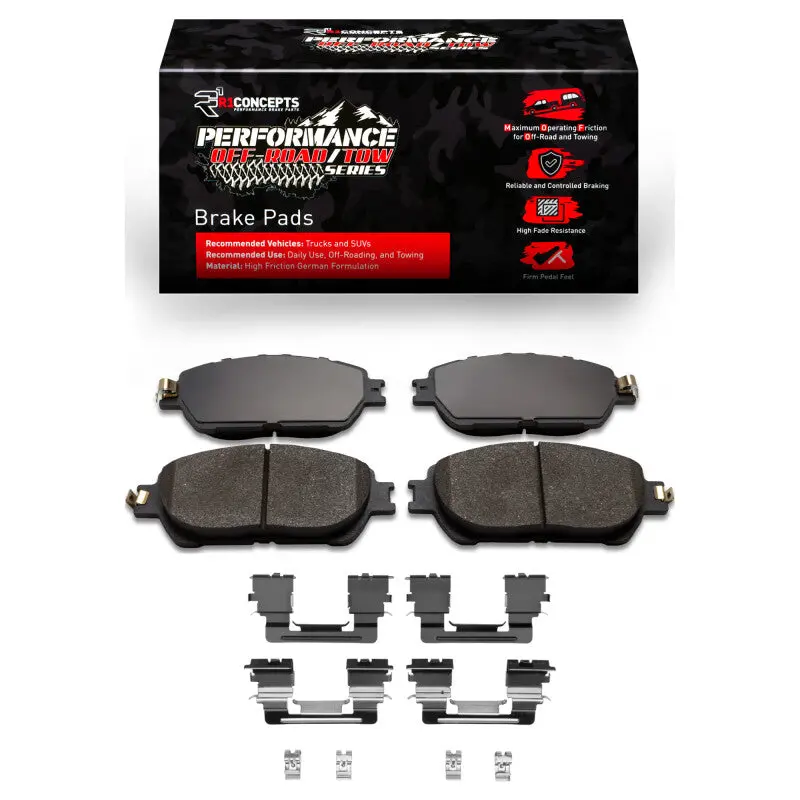R1 05-15 Toyota Tacoma Front Performance Off-Road/Tow Brake Pads & Hardware Kit 1