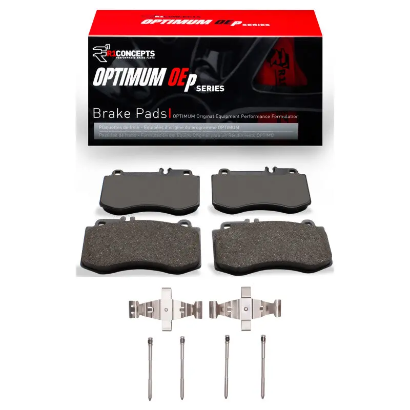 R1 10-11 Mercedes-Benz E550 Front Optimum Oe Pads & Hardware Kit 1