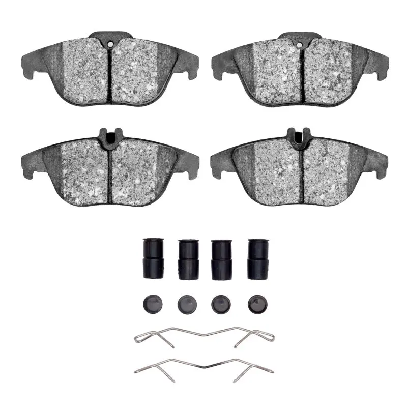 R1 2009-2015 Mercedes-Benz Glk250 Rear R1 Semi Met Pads & Hardware Kit 1
