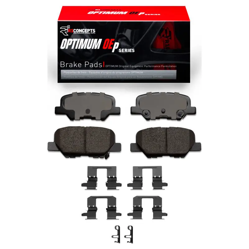 R1 13-25 Mazda 6 Rear Optimum Oe Brake Pads & Hardware Kit 1
