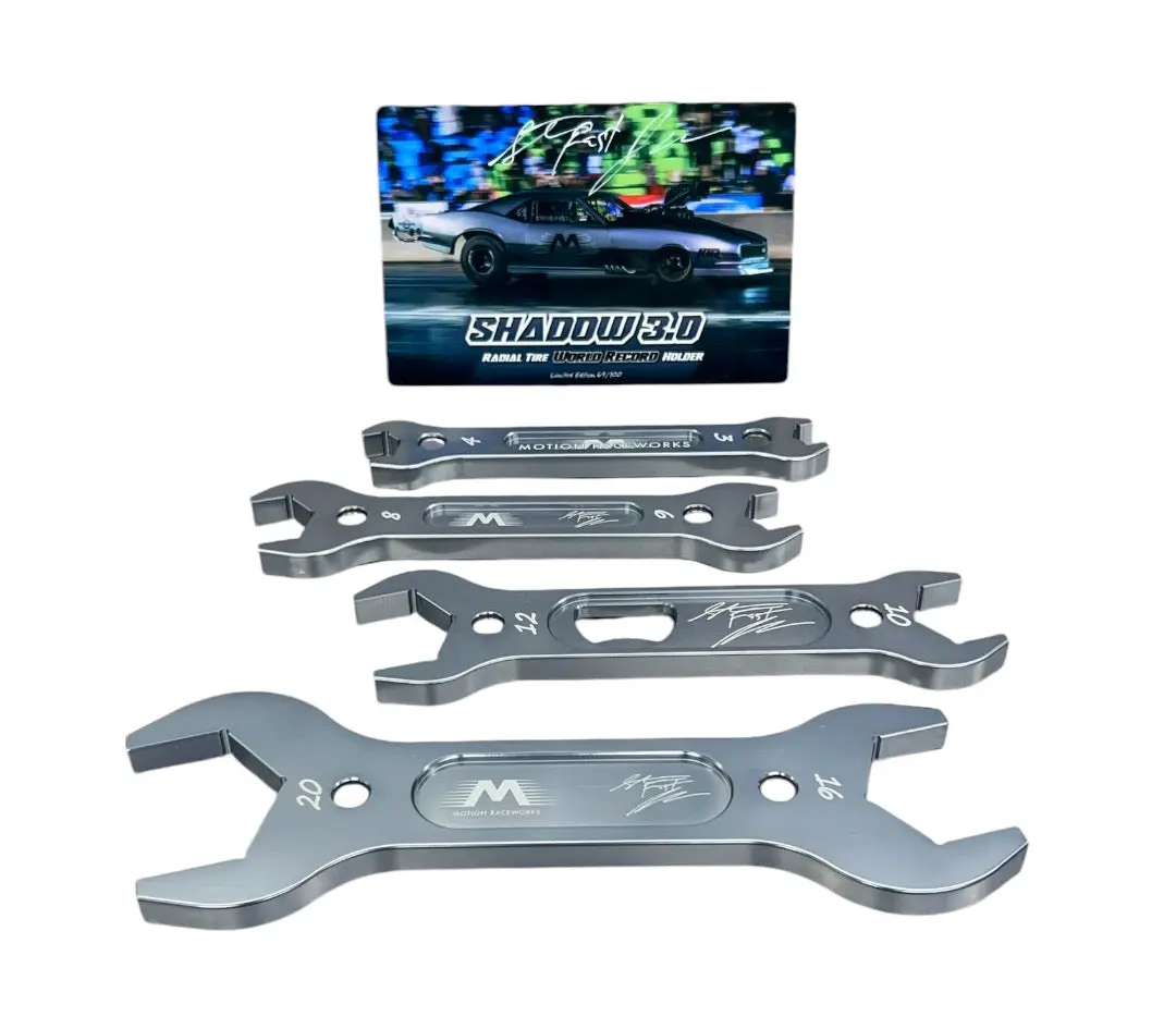 Shadow 3.0 Stevie Fast Edition Billet An Wrench Set W/ Signed Metal Hero Card (100 Sets Only) 1