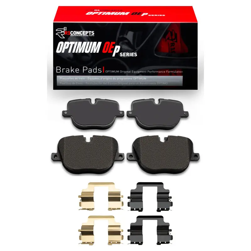 R1 10-13 Land Rover Range Rover Rear Optimum Oe Pads & Hardware Kit 1