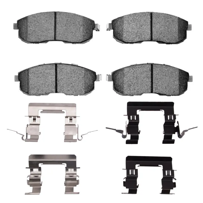 R1 99-19 Infiniti I30 Front Euro Ceramic Brake Pads & Hardware Kit 1