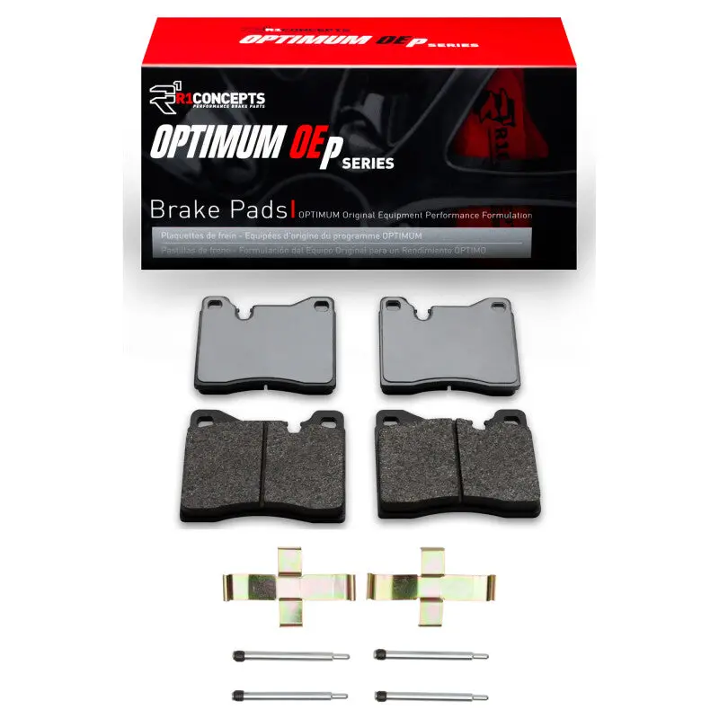 R1 76-76 Bmw 530I Front Optimum Oe Pads & Hardware Kit 1