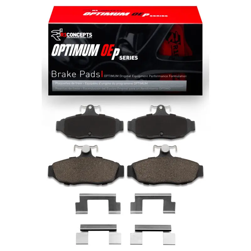 R1 1986-1993 Ford Mustang Rear R1 Optimum Oe Pads & Hardware Kit 1