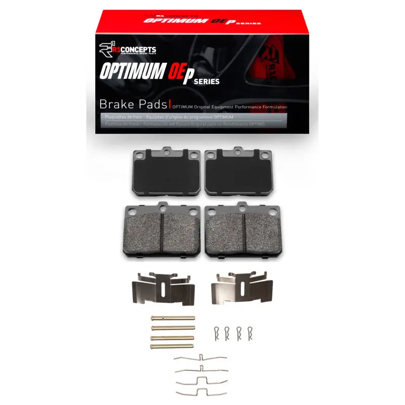 R1 1974-1987 Dodge Colt Front R1 Optimum Oe Pads & Hardware Kit 1