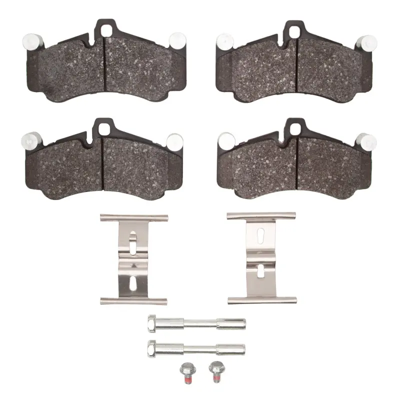 R1 10-11 Porsche 911 Front Semi Met Pads & Hardware Kit 1
