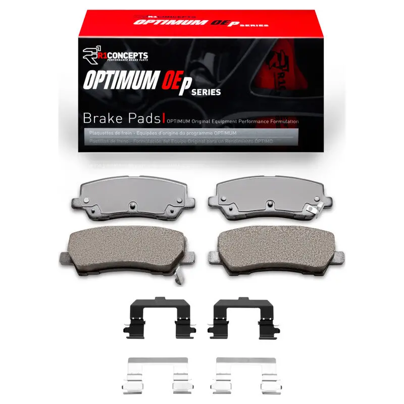 R1 15-21 Ford Mustang Rear Optimum Oe Pads & Hardware Kit 1