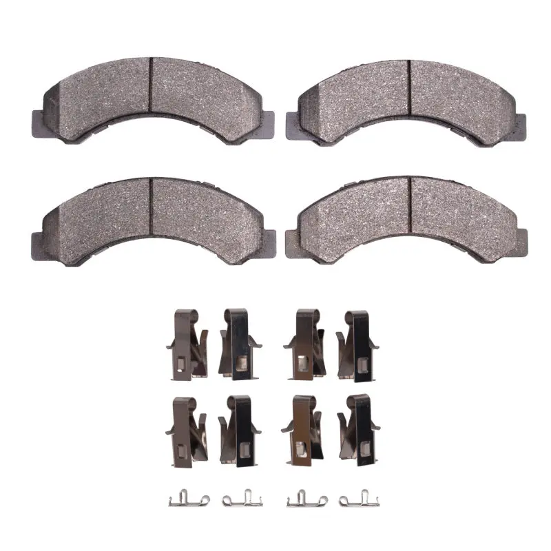 R1 1998-2024 Chevrolet Lcf3500 Gas Engine Front/Rear R1 Semi Met Pads & Hardware Kit 1