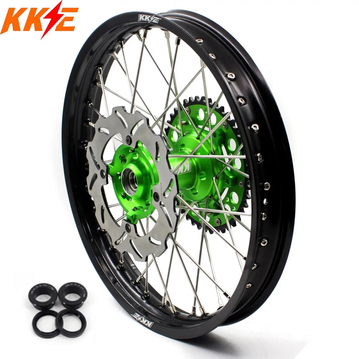Kke 19×2.15 For Kawasaki Kx125 Kx250 Kx250f Kx450f Rear Spoke Wheels Rims 1