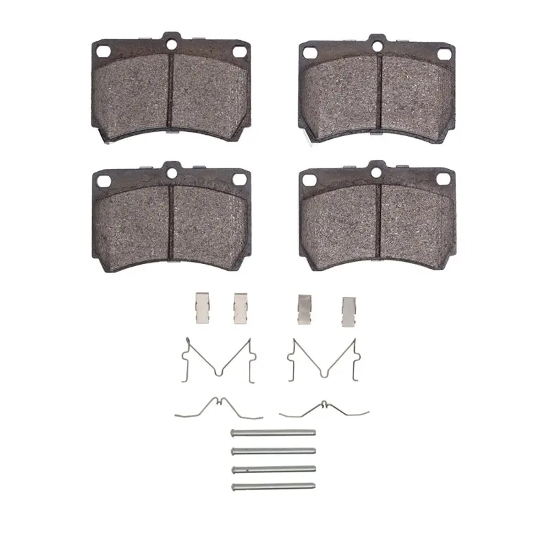 R1 86-94 Mazda 323 Front Semi Met Pads & Hardware Kit 1
