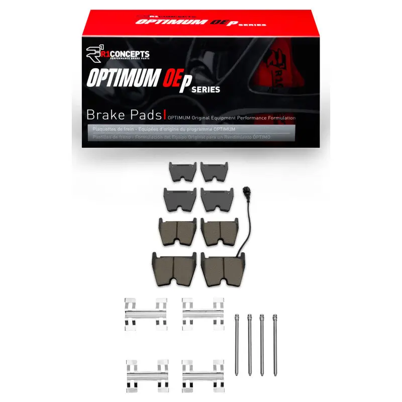 R1 17-22 Audi Tt Quattro Rs Front Optimum Oe Pads & Hardware Kit 1
