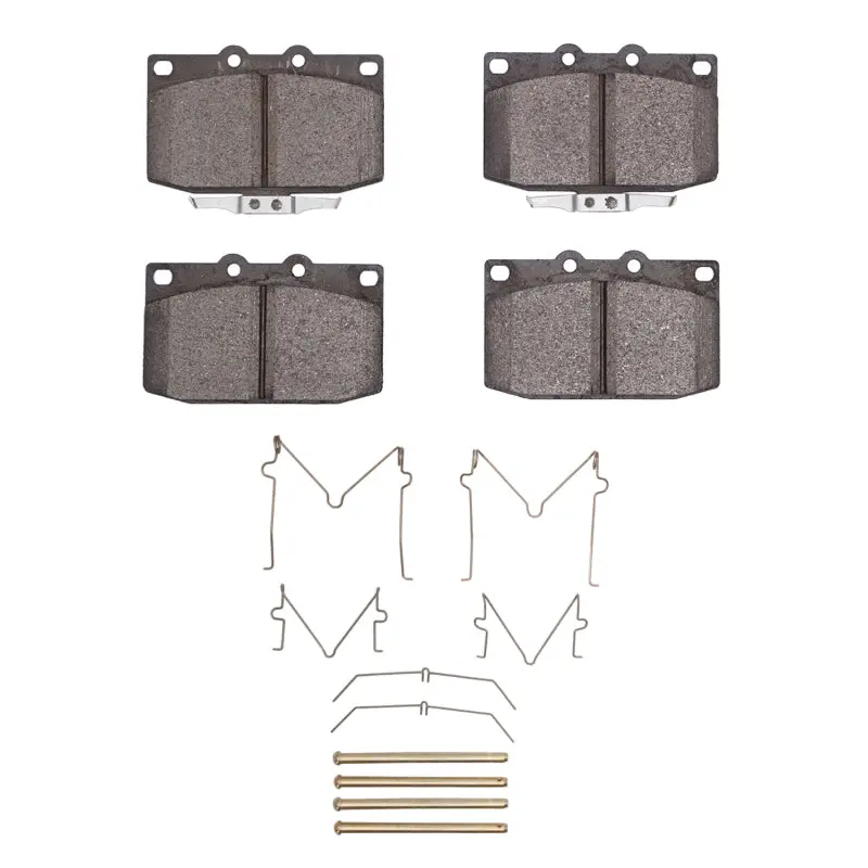 R1 86-91 Mazda Rx-7 Front Optimum Oe Pads & Hardware Kit 1