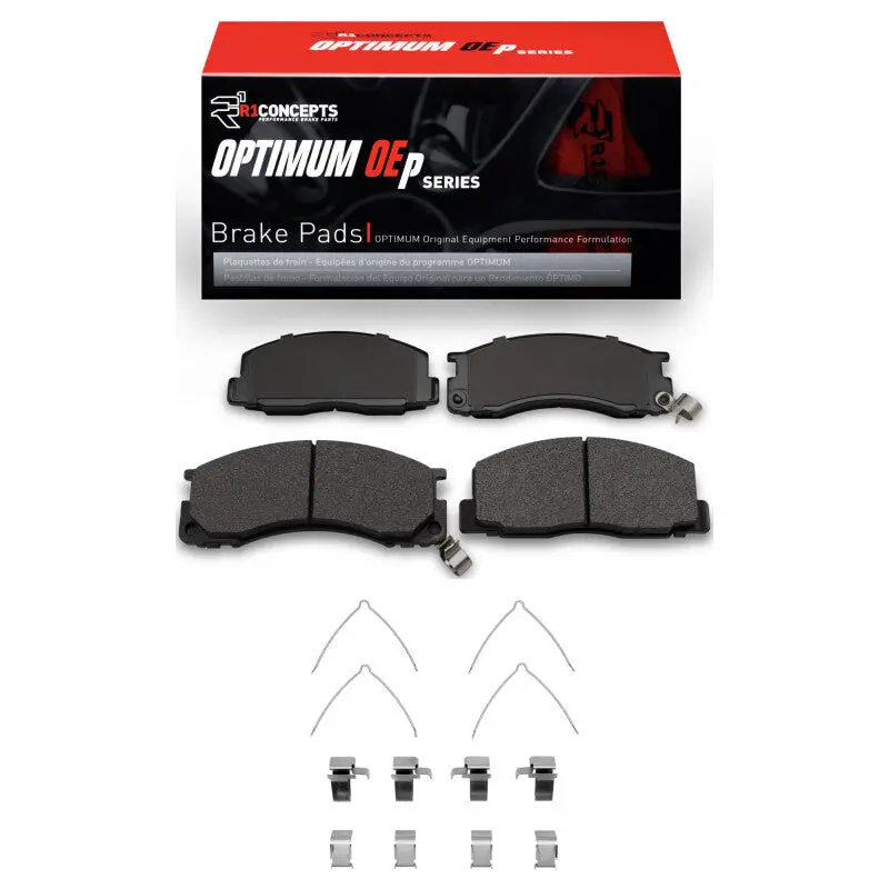 R1 91-96 Toyota Previa Front Optimum Oe Pads & Hardware Kit 1