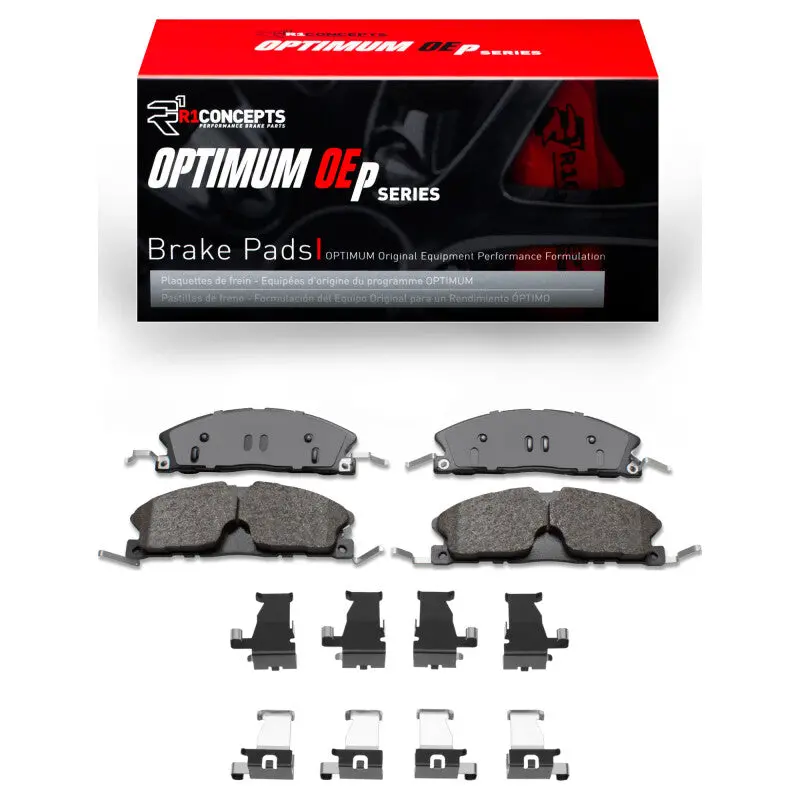 R1 2013-2019 Ford Police Interceptor Sedan Front R1 Optimum Oe Pads & Hardware Kit 1