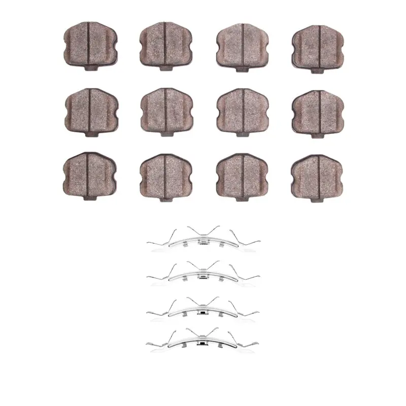 R1 2006-2013 Chevrolet Corvette Front R1 Ceramic Pads & Hardware Kit 1