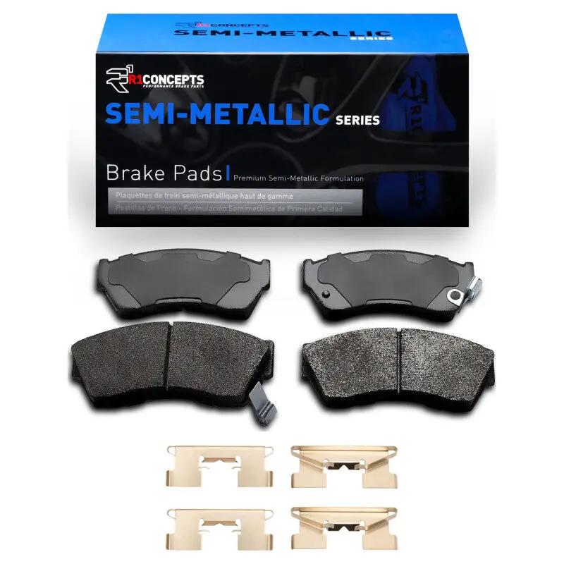 R1 1989-2001 Chevrolet Metro Front R1 Semi Met Pads & Hardware Kit 1