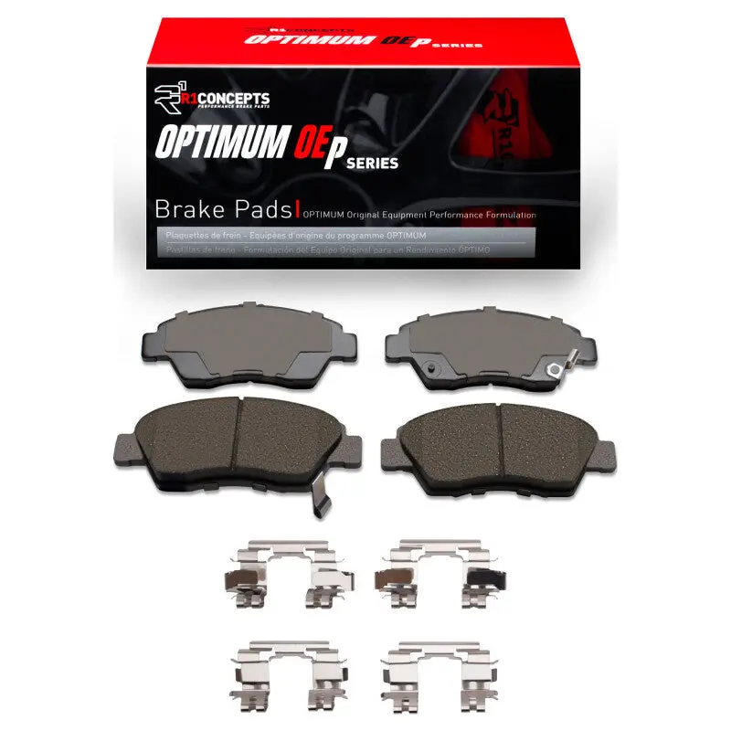 R1 1993-1997 Honda Civic Coupe Front R1 Optimum Oe Pads & Hardware Kit 1