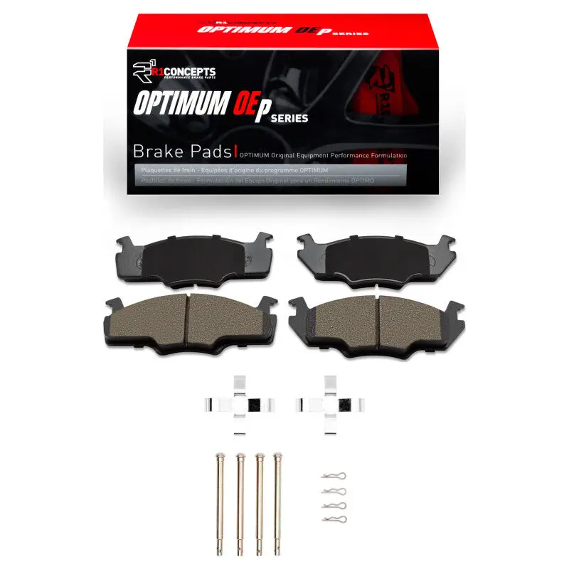 R1 80-84 Volkswagen Rabbit Front Optimum Oe Pads & Hardware Kit 1