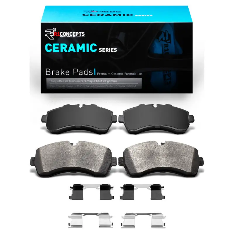 R1 06-24 American Coach Patriot Front/Rear Ceramic Pads & Hardware Kit 1