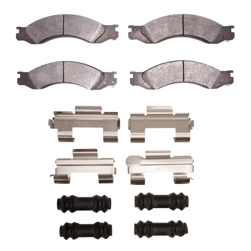 R1 04-10 Chevrolet C4500 Kodiak Rear Semi Met Pads & Hardware Kit 1