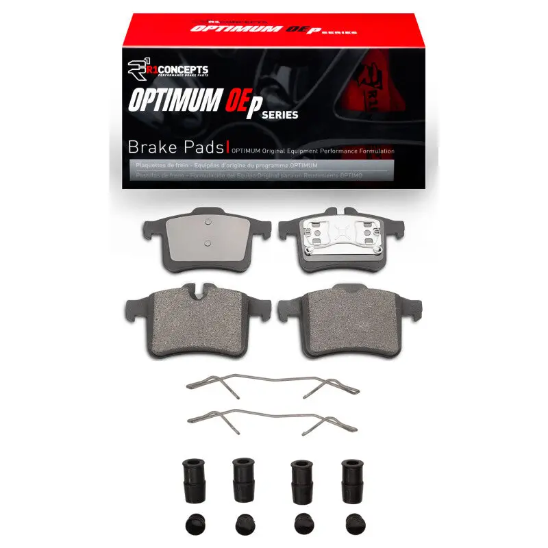 R1 13-15 Jaguar Xkr Rear Optimum Oe Pads & Hardware Kit 1