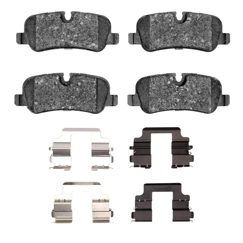 R1 10-13 Land Rover Range Rover Sport Rear Semi Met Pads & Hardware Kit 1