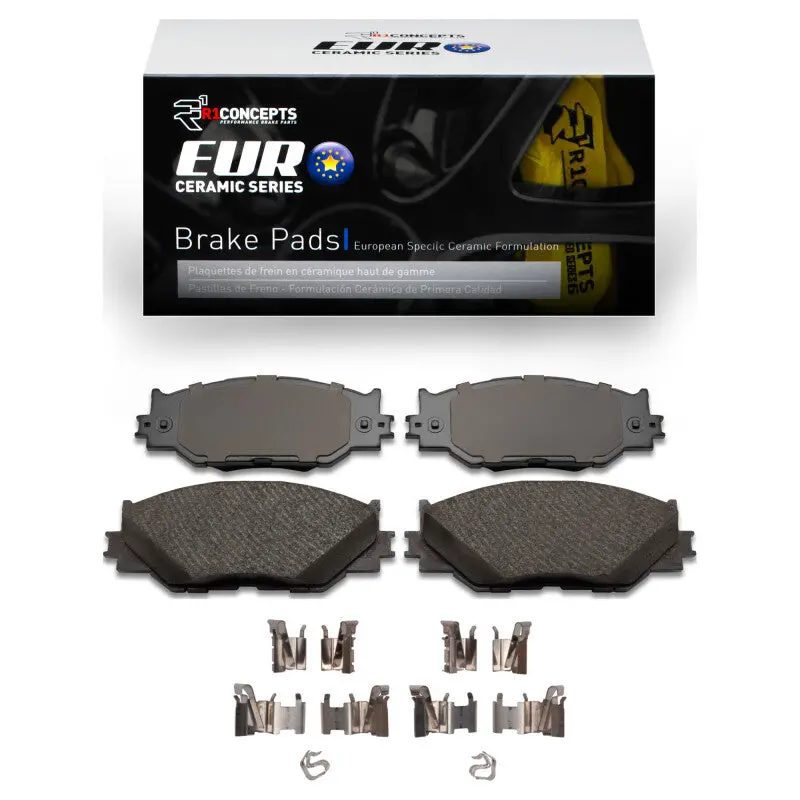 R1 06-15 Lexus Is250 Front Euro Ceramic Pads & Hardware Kit 1