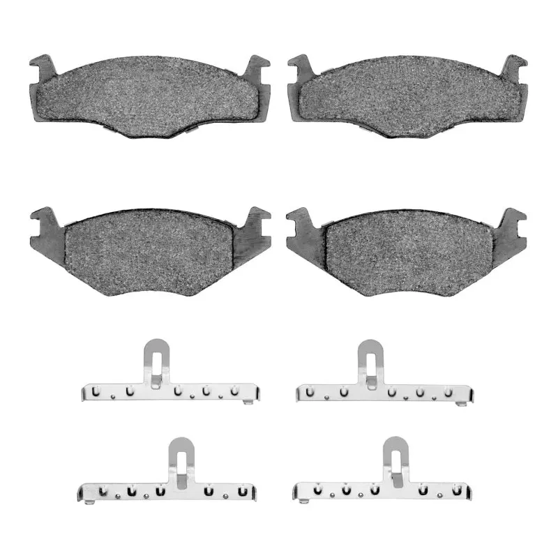 R1 84-93 Volkswagen Scirocco Front Euro Ceramic Brake Pads And Hardware Kit 1