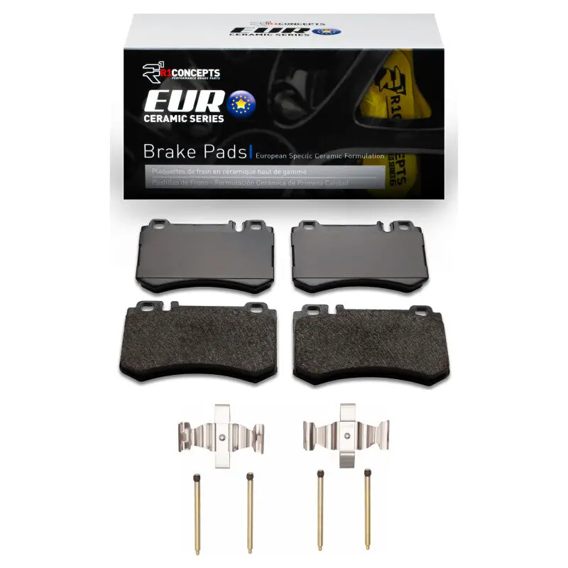 R1 07-13 Mercedes-Benz S600 Rear Euro Ceramic Pads & Hardware Kit 1