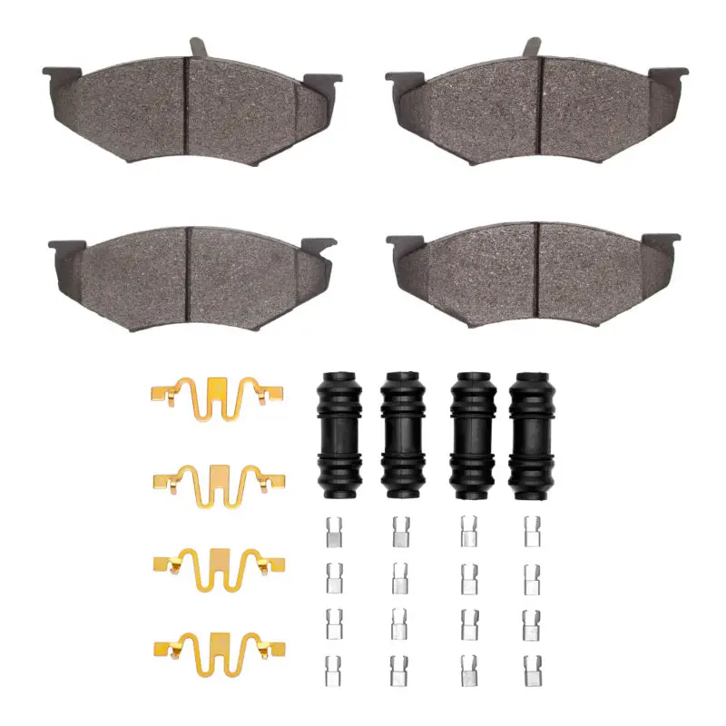R1 89-90 Chrysler Lebaron Front Optimum Oe Pads & Hardware Kit 1
