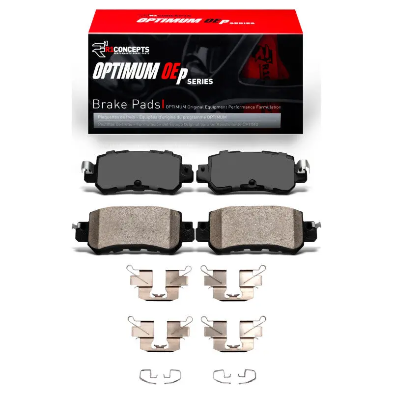R1 2013-2018 Mazda Cx-5 Rear R1 Optimum Oe Pads & Hardware Kit 1