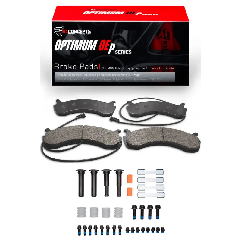 R1 20-25 Coachmen Encore Front Optimum Oe Pads & Hardware Kit 1