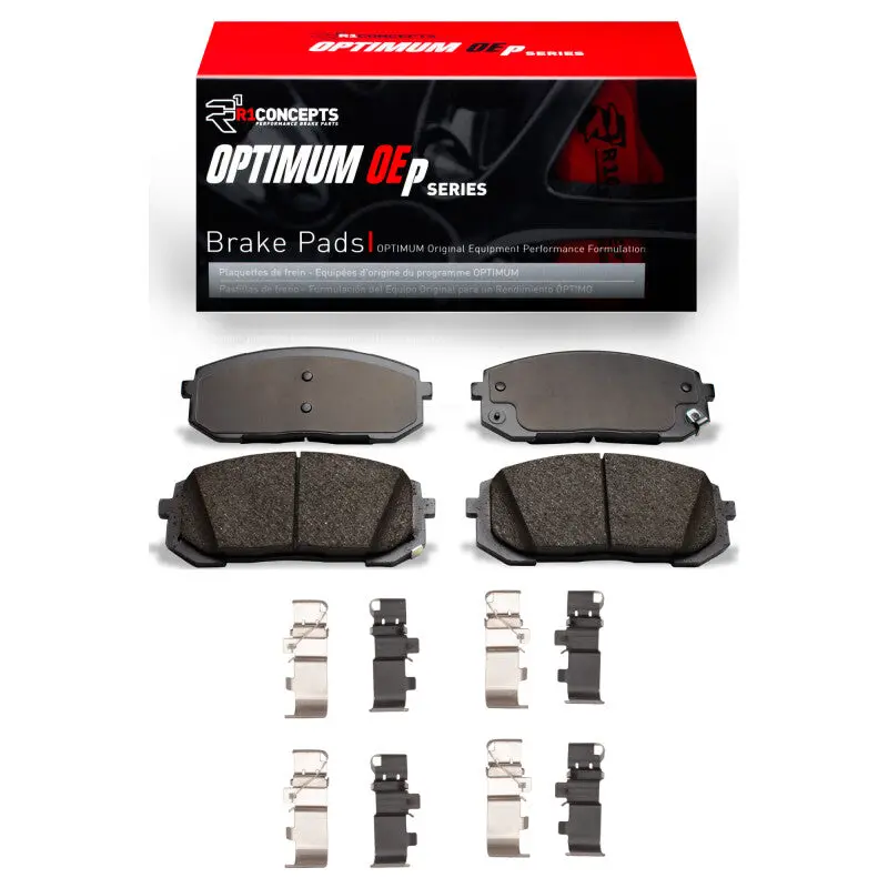 R1 2020-2025 Hyundai Sonata Front R1 Optimum Oe Pads & Hardware Kit 1
