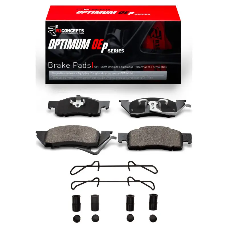 R1 1987-1990 Dodge Dakota Rwd Front R1 Optimum Oe Pads & Hardware Kit 1