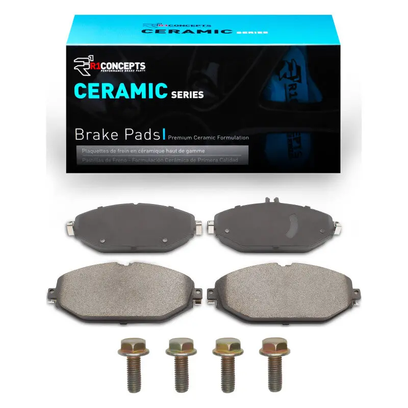 R1 2015-2023 Mercedes-Benz C300 Sedan Front R1 Ceramic Pads & Hardware Kit 1